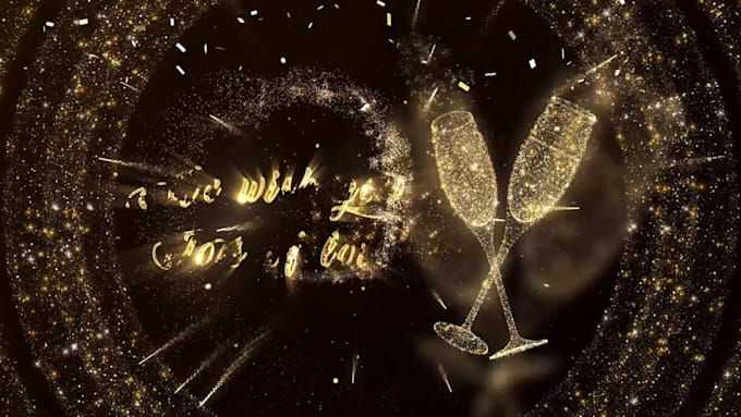 create a 2026 new year countdown video with your logo