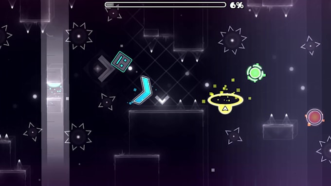 a complete level of geometry dash