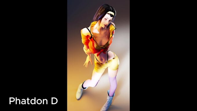 make 3d character model for film