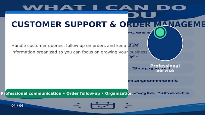 be your virtual assistant for order processing, data entry and customer support