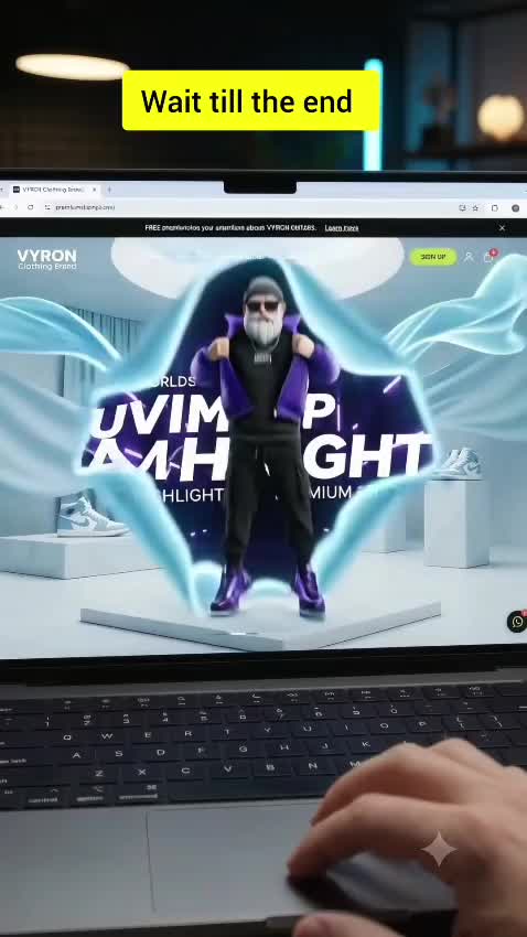 create a stunning 3d animated website design
