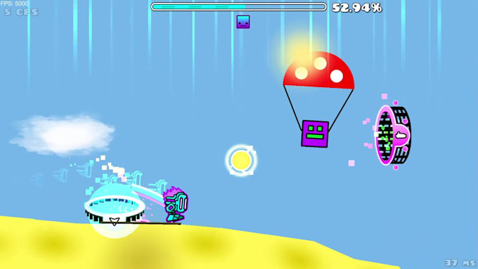 make a geometry dash level