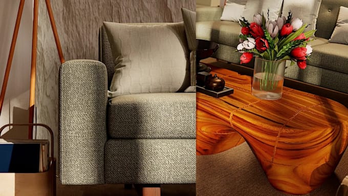 create photorealistic 3d interior design and room visualization