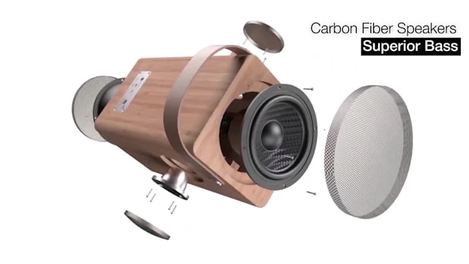 Create cinematic product 3d animation showcase exploded video 3d model ...