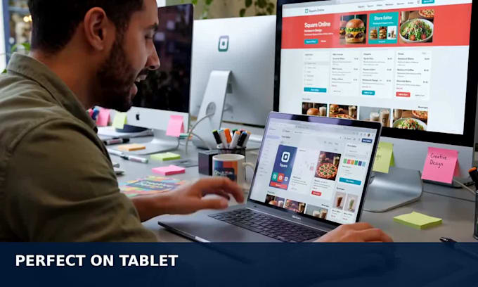 design square online store, square website and squareup ecommerce website