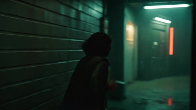 create a cinematic ai video scene with consistent characters