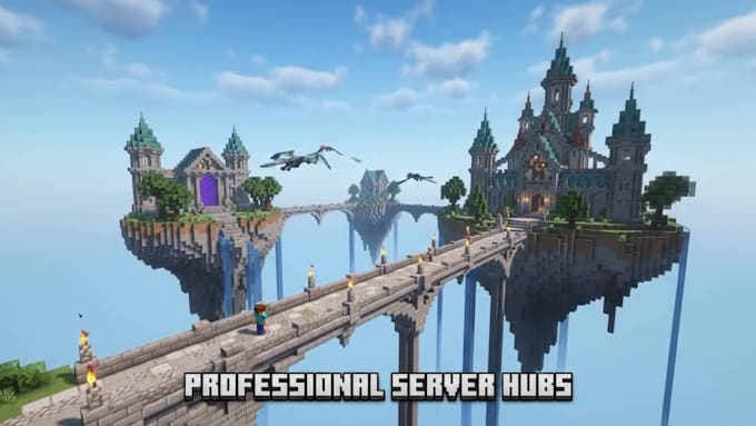 build minecraft spawn lobby custom server hub survival spawn and lobby map