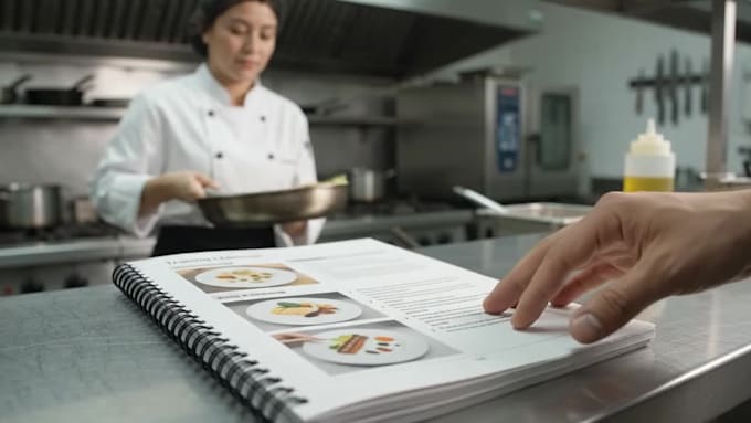write custom restaurant training manuals and sops
