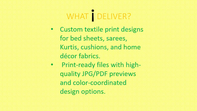 create custom textile design and fabric pattern designs