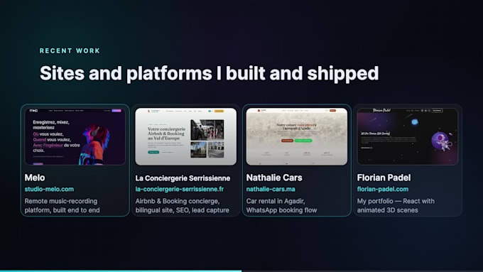 do fullstack development frontend and backend