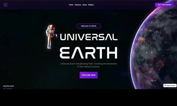 3d animated interactive parallax webflow website figma to framer landing page