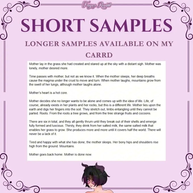 offer roleplay chatting and interactive writing pay per reply