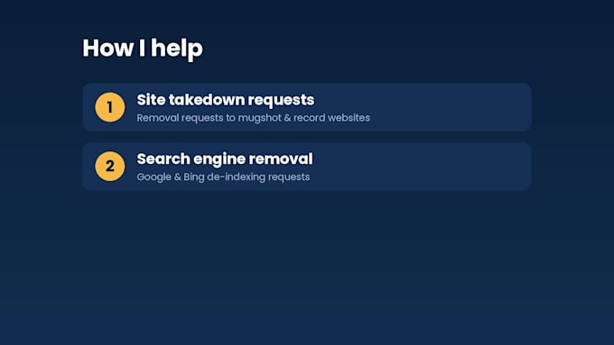 help remove mugshots and outdated arrest records from online search results