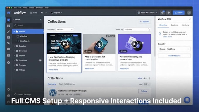 convert framer or wordpress to webflow cms website perfectly