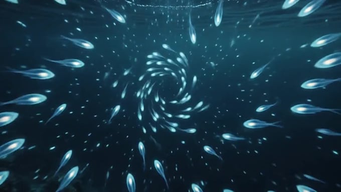 create a hyperrealistic 3d rotating logo animation or intro reveal