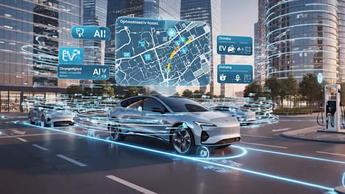 develop ai powered fleet management, gps tracking and ev charging app