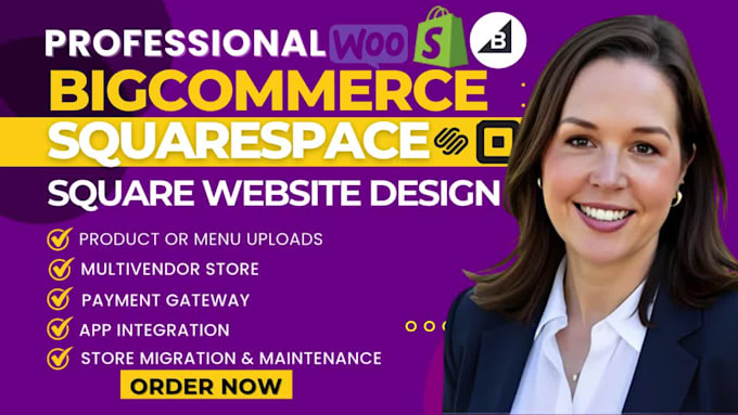 build bigcommerce square online squarespace ecommerce redesign squarepace design