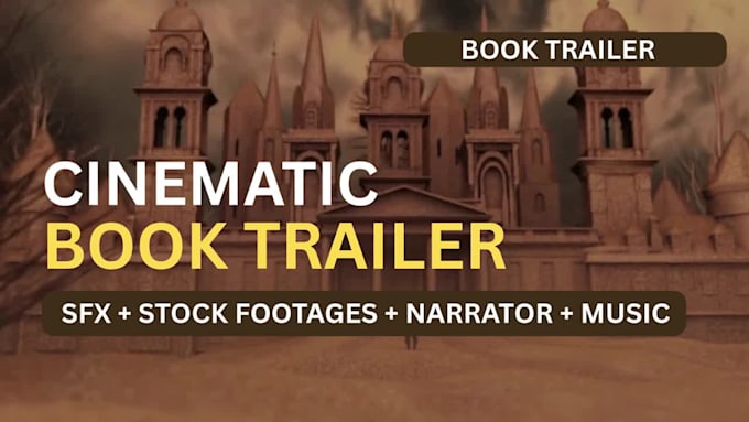 create an engaging cinematic book trailer and promo video