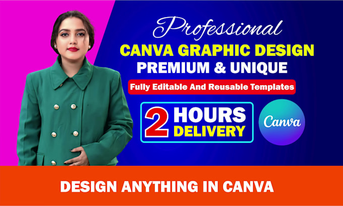 create anything in canva, design any design using canva, canva design editable