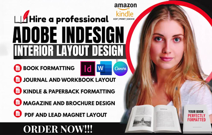 do adobe indesign book formatting brochure magazine journal pdf layout design