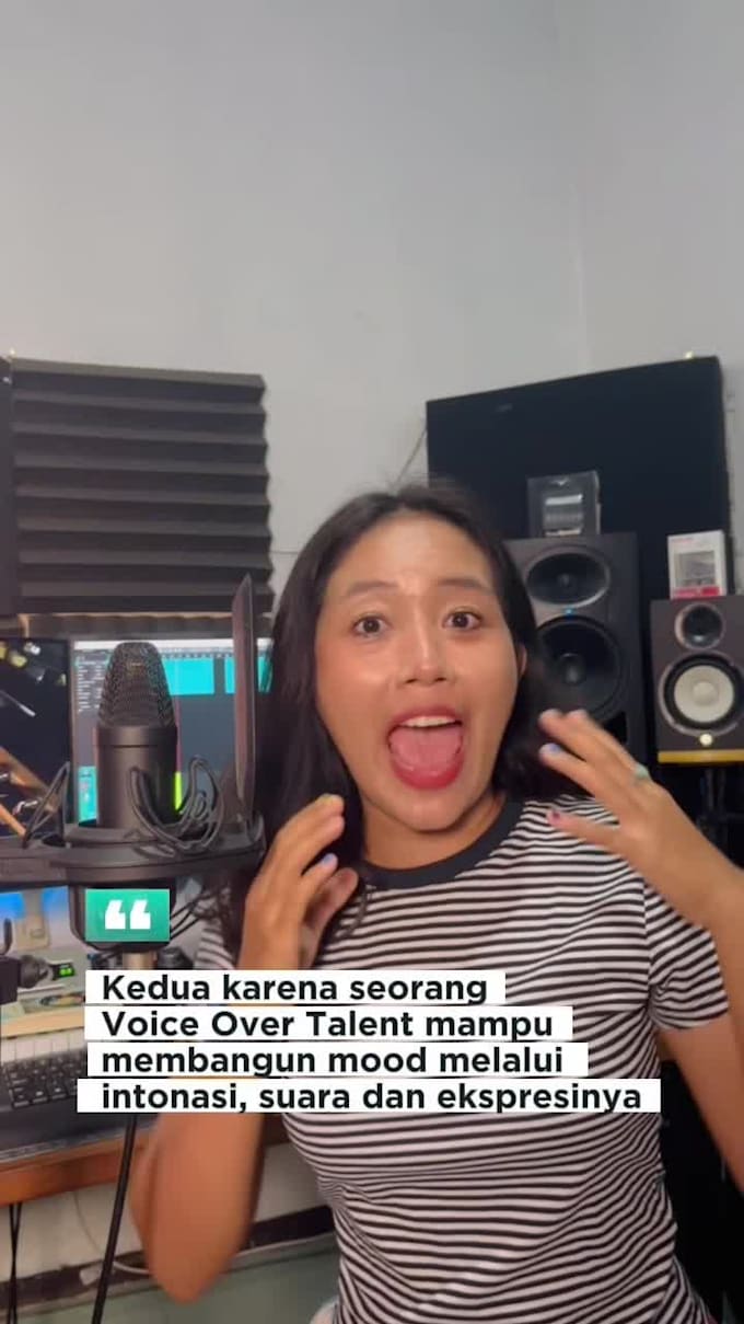 record professional indonesian female voice over