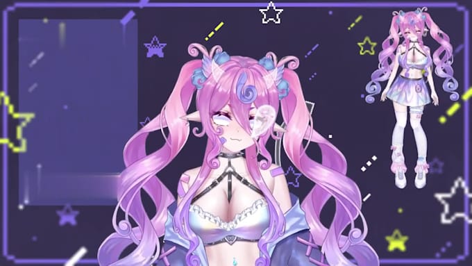 design and rig live2d vtuber model rigging anime character design live2d model