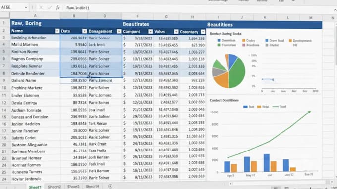 clean and structure excel data for better analysis