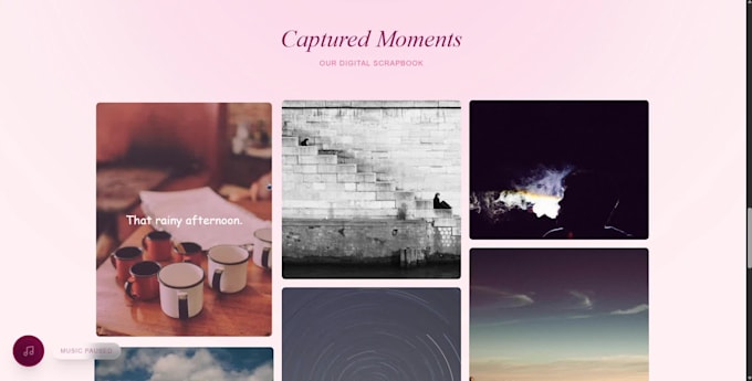 create a romantic digital proposal website to impress your partner