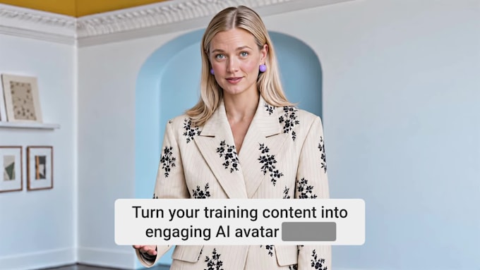 create ai avatar videos for training