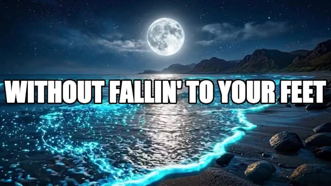create animated lyrics video with smooth text transition for youtube channels