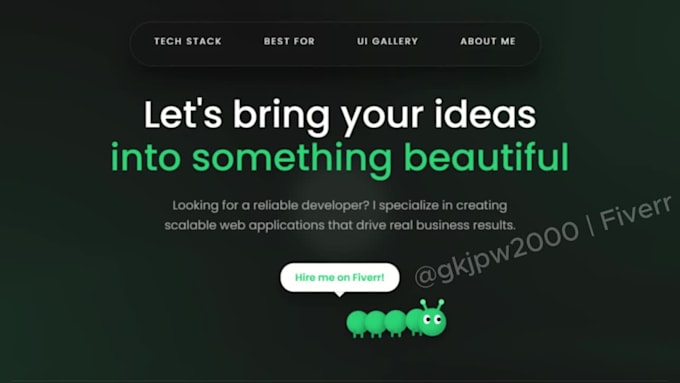 develop a landing page or single page website for your business