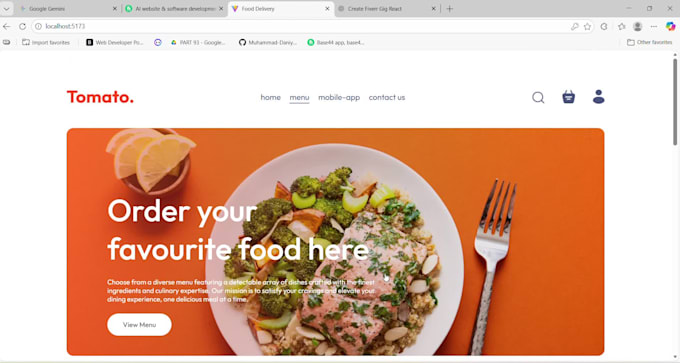 develop custom website react next js node js frontend backend web app