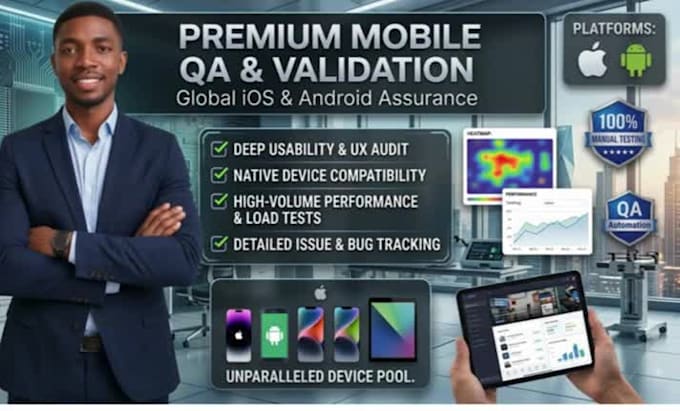 app testing website testing QA ios game android user testing usability testing