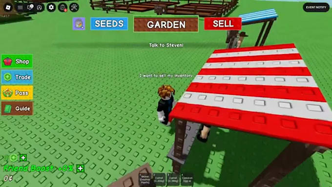 do roblox full game creation, steal a brainrot, grow a garden or simulator game