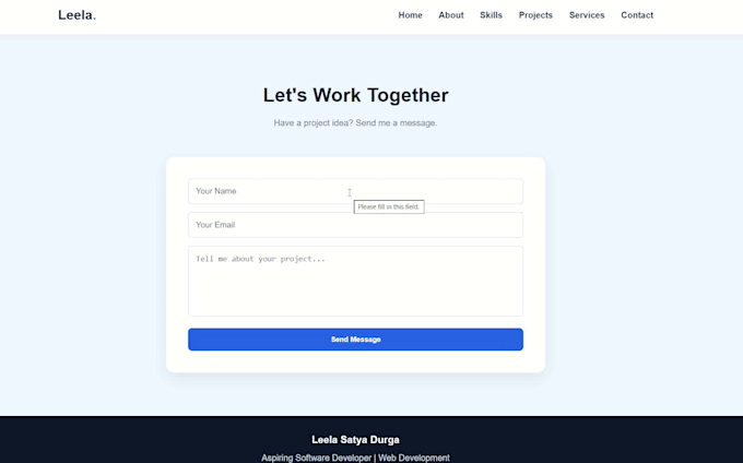 create html css javascript website
