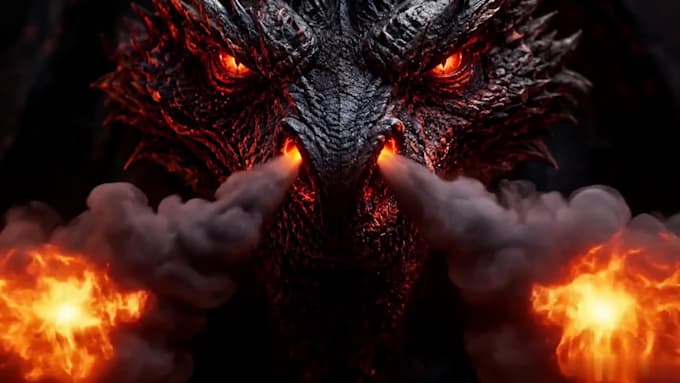 record a raw demonic dragon like voice over