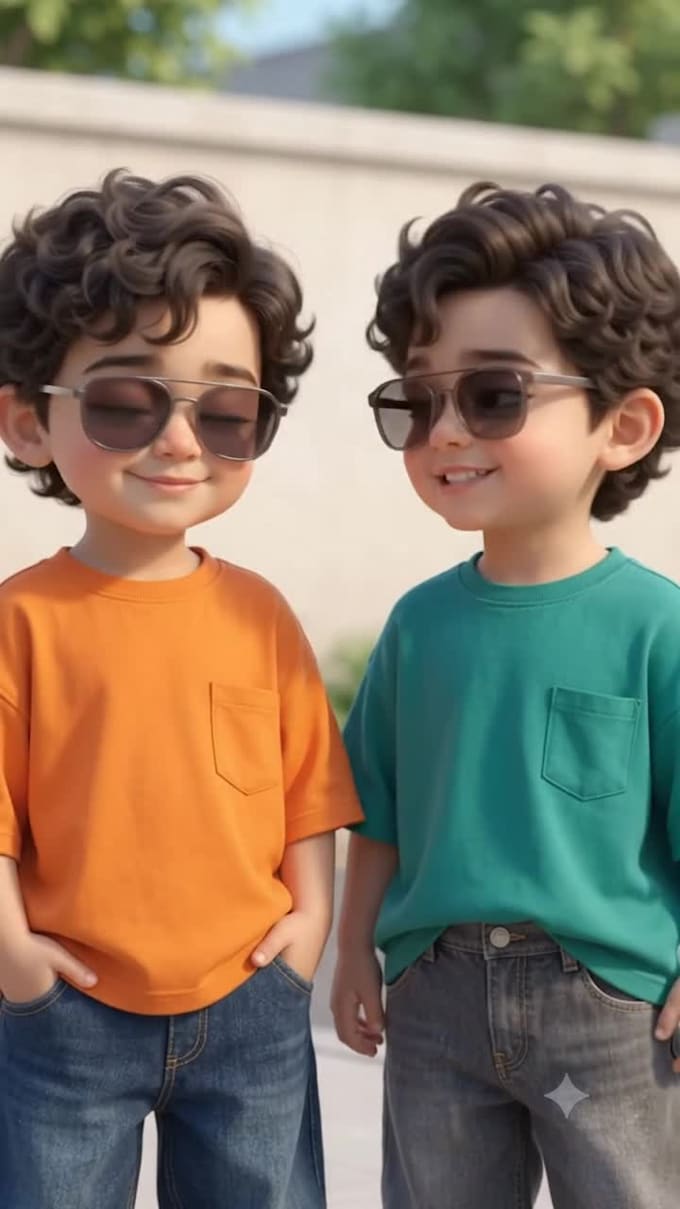 create pixar style 3d character animation and ai video