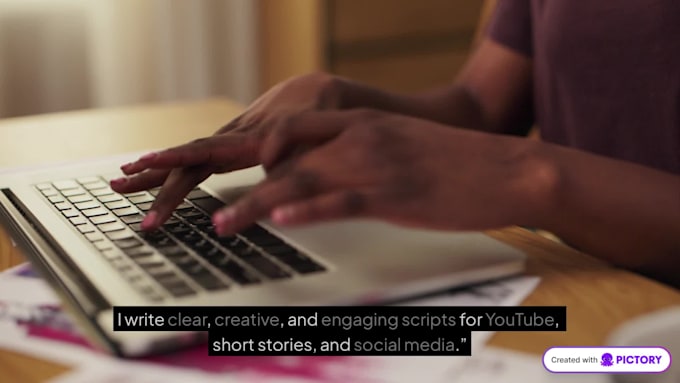 write engaging youtube scripts and creative stories