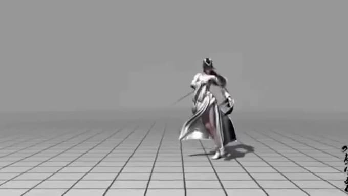 do 3d game character 360animation 3d rigging model unity unreal engine animation