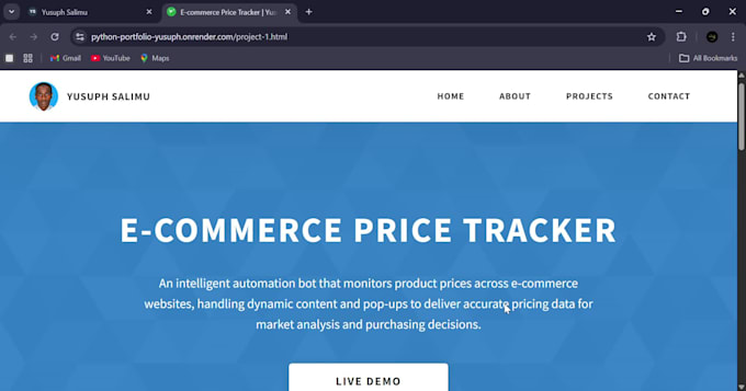 build a python web scraper and ecommerce price tracker