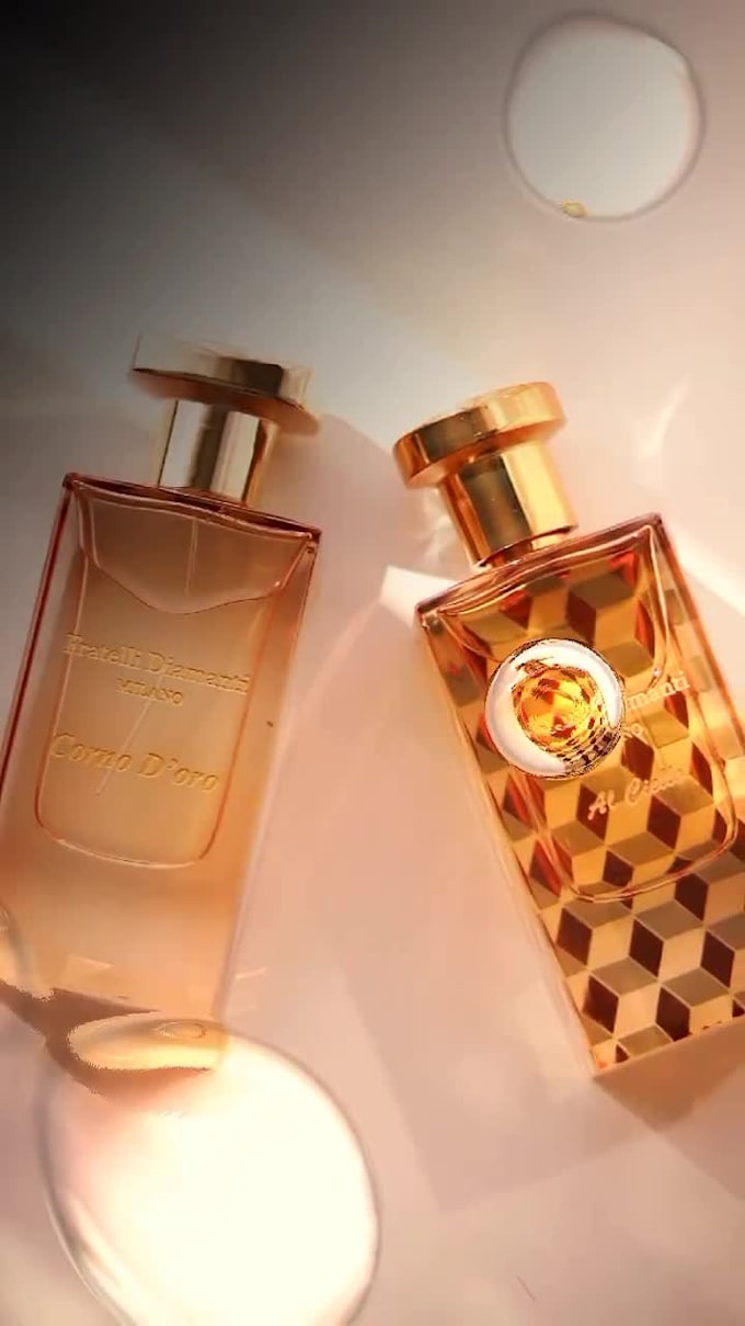 create a professional perfume product video