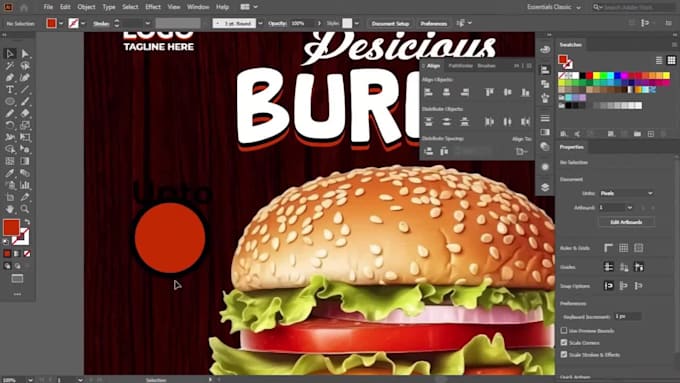 do instagram food post design for restaurants