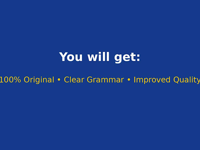 professionally proofread and edit your english documents