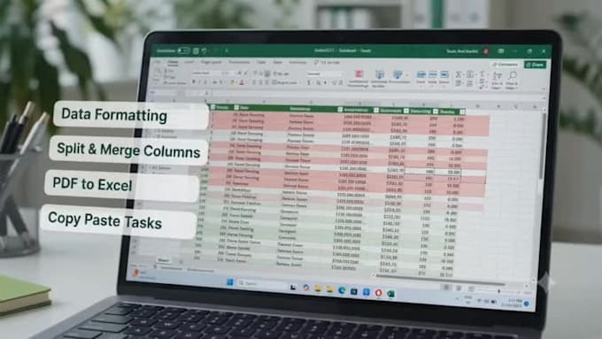 do data entry, data cleaning, and data formatting
