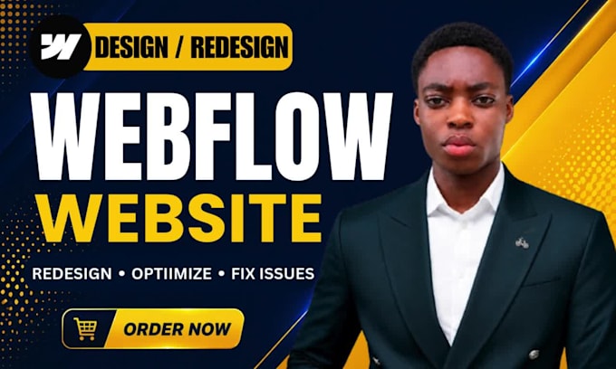 redesign, fix, and optimize your webflow website