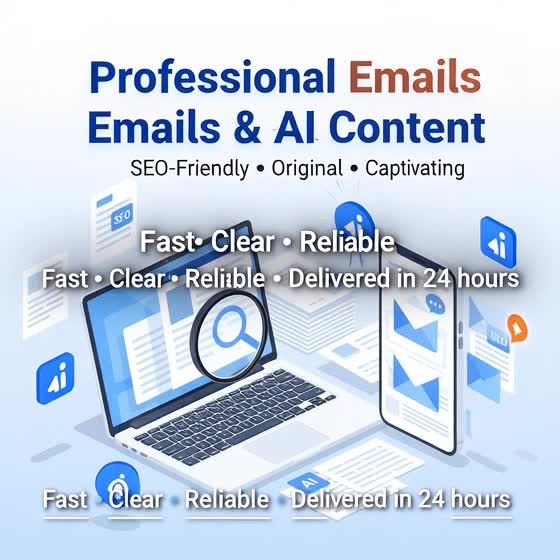 write professional emails, messages, and ai content