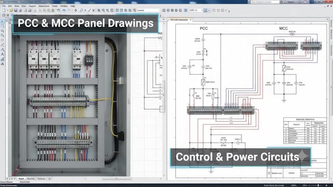 create any kind of professional electrical schematic drawing