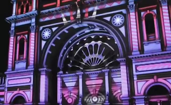create projection mapping vj loops led wall stage visuals 3d animation resolume