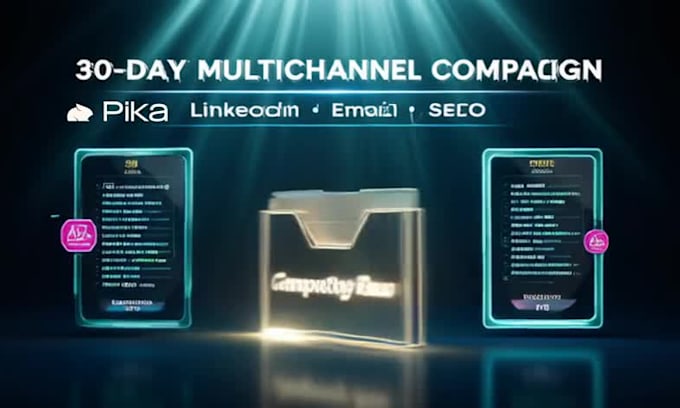 build a complete 30 day multichannel marketing campaign