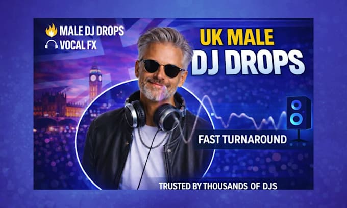 produce british male dj drops with fx